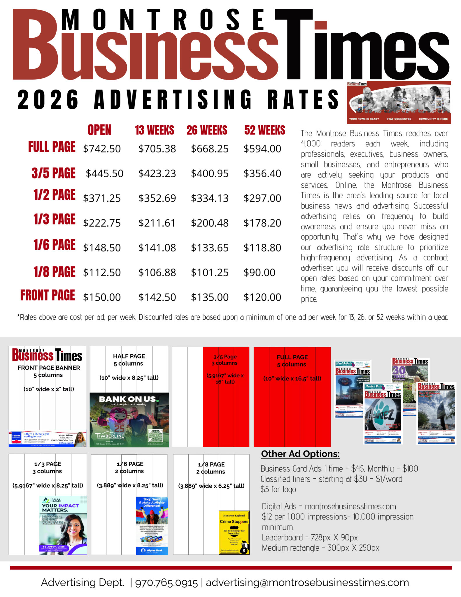 Advertising - Montrose Business Times